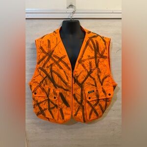 Remington Blaze Orange and Brown Camouflage Safety Hunting Vest